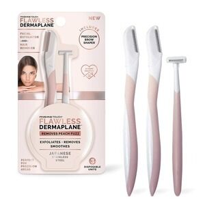 Finishing Touch Flawless Dermaplane Facial Exfoliator Hair Remover‎ Brow Shaper